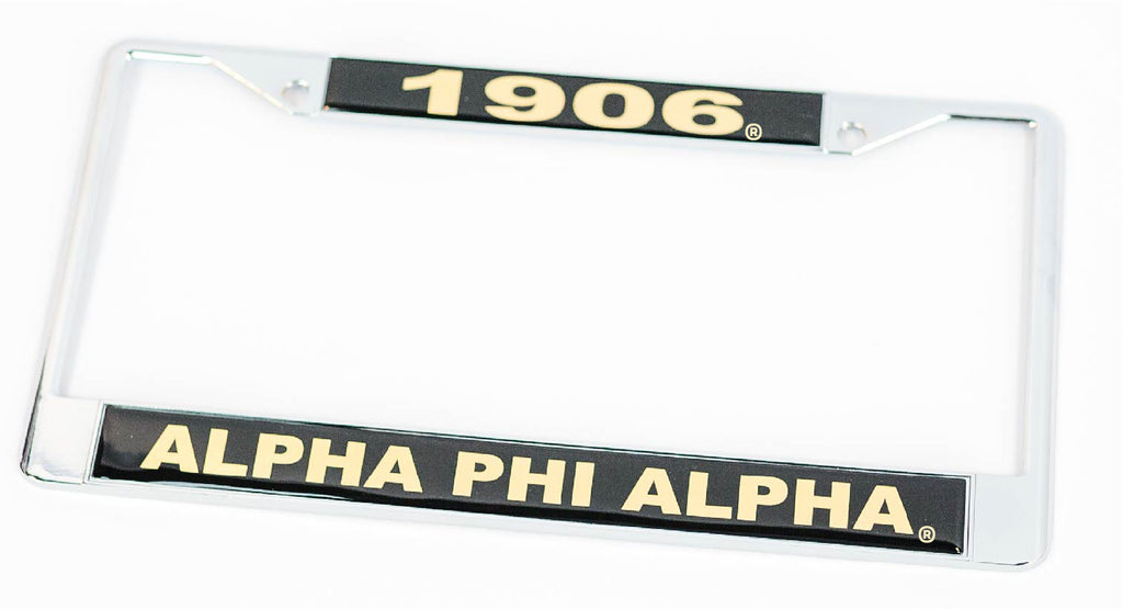 Alpha Phi Alpha 1906 License Plate Frame