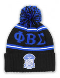 Phi Beta Sigma 1914 Knit Shield Beanie