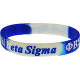 Sigma Tie Dye Silicone Wristband / Bracelet - Phi Beta Sigma