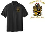 Alpha Crest Performance Polo - Alpha Phi Alpha