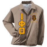 Iota Greek Lettered Crossing Line Jacket - Iota Phi Theta