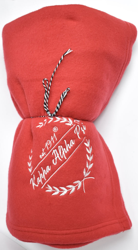 Kappa Alpha Psi Embroidered Wreath Blanket
