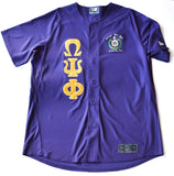 Omega Crest Baseball Jersey - Omega Psi Phi