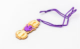 Omega Psi Phi Three Lettered Necklace / Rearview Mirror Hang
