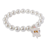 Sigma Gamma Rho Pearl Charm Bracelet