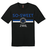 Zeta Phi Beta Sorority Stripes T-Shirt