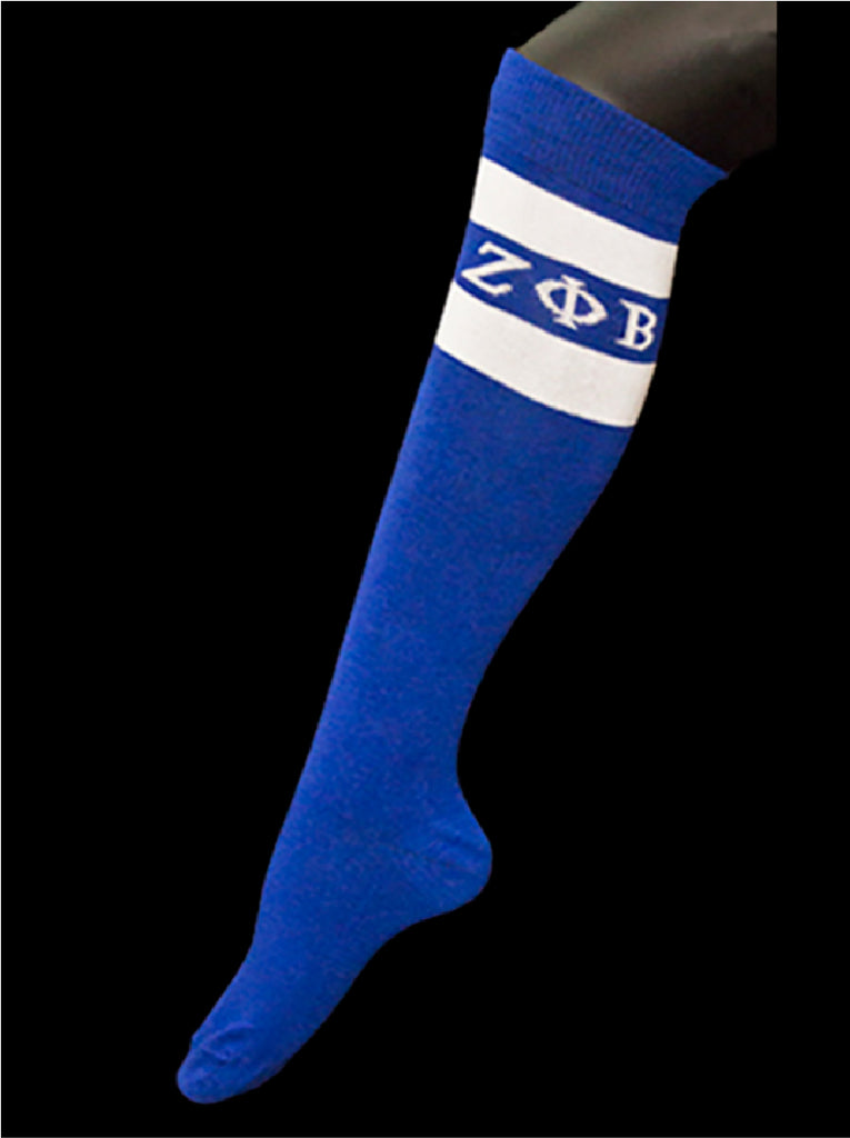 Zeta Knee High Socks - Zeta Phi Beta