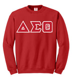 Delta Sigma Theta 3 Greek Letter Crewneck Sweatshirt